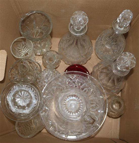 Mixed glass, ceramics etc